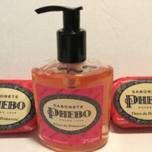 Sabonete Phebo Glyycerine Vegan Soap Gift Trio Brazilian Rain Forest Since 1930